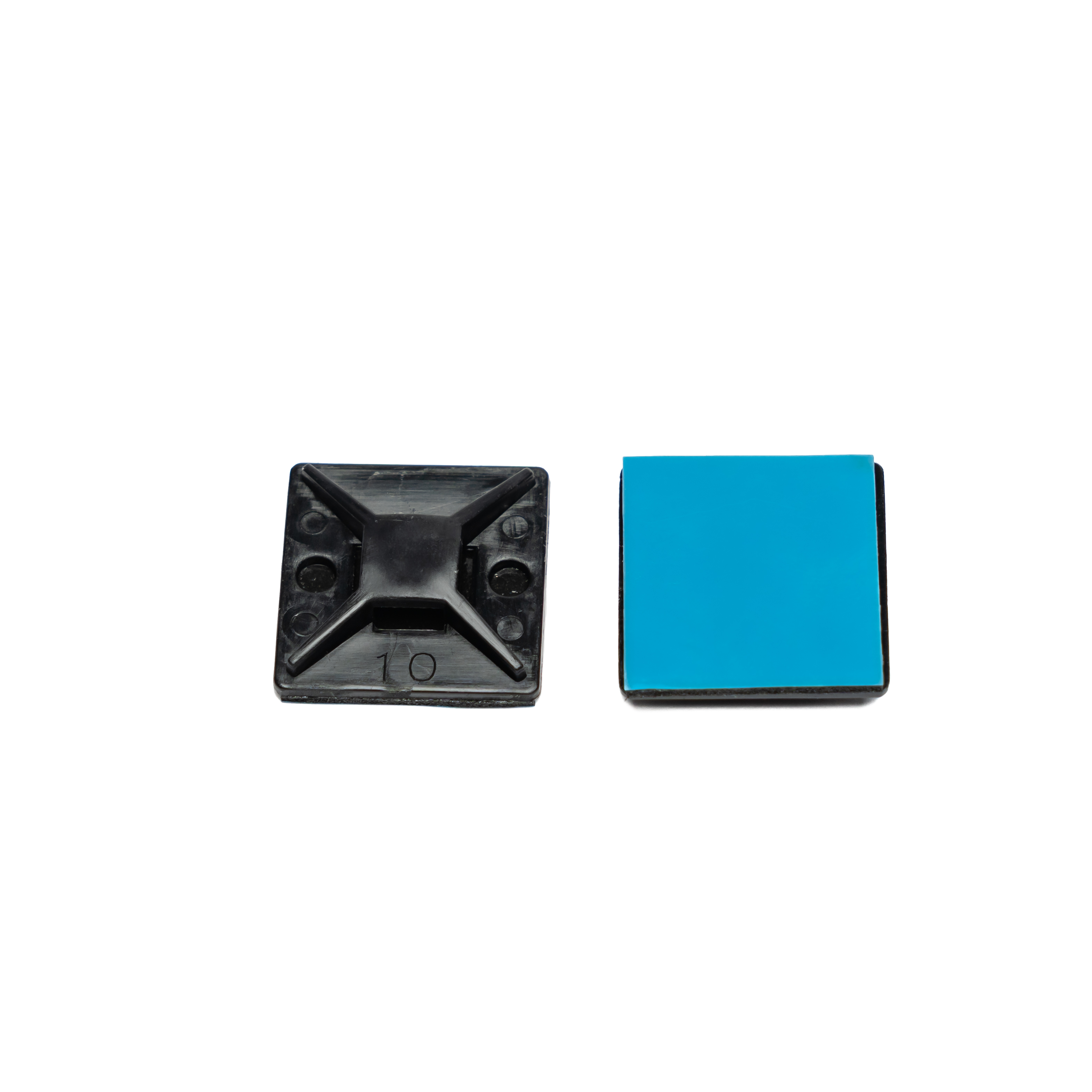 Befestigungssockel für Kabelbinder, selbstklebend mit 1 mm PE-Schaum, 1 VE = 100 Stk.